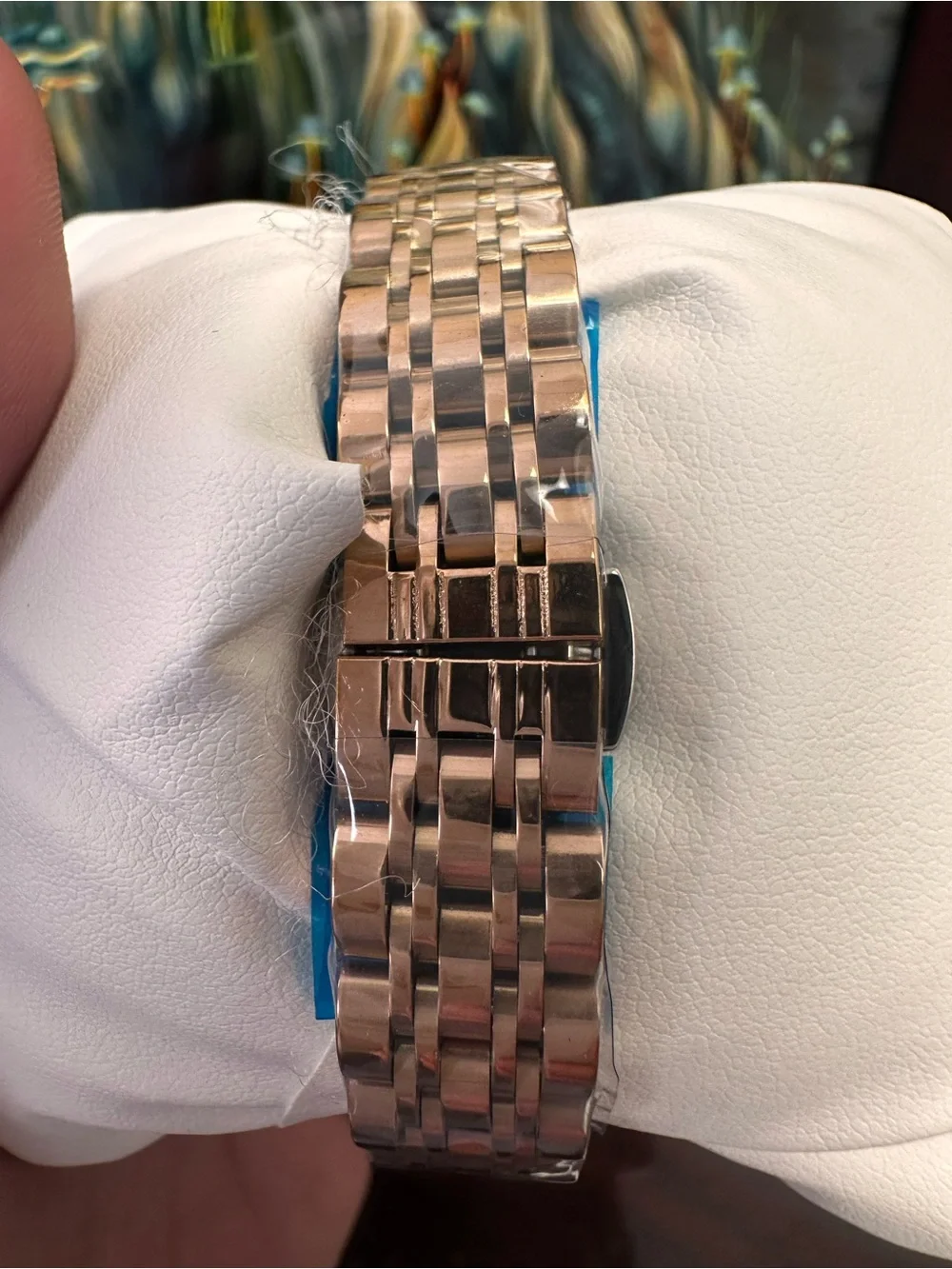 Montres Prestige Invicta Octagonal Rose Gold Crystal Accent Bracelet Watch